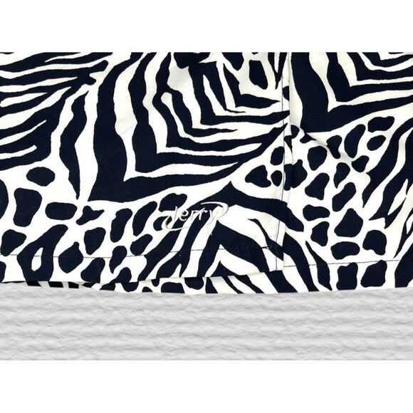 Terry Precision Cycling Bike Wrap Skirt Skort Womens MED Black White Zebra Print - Picture 2 of 9